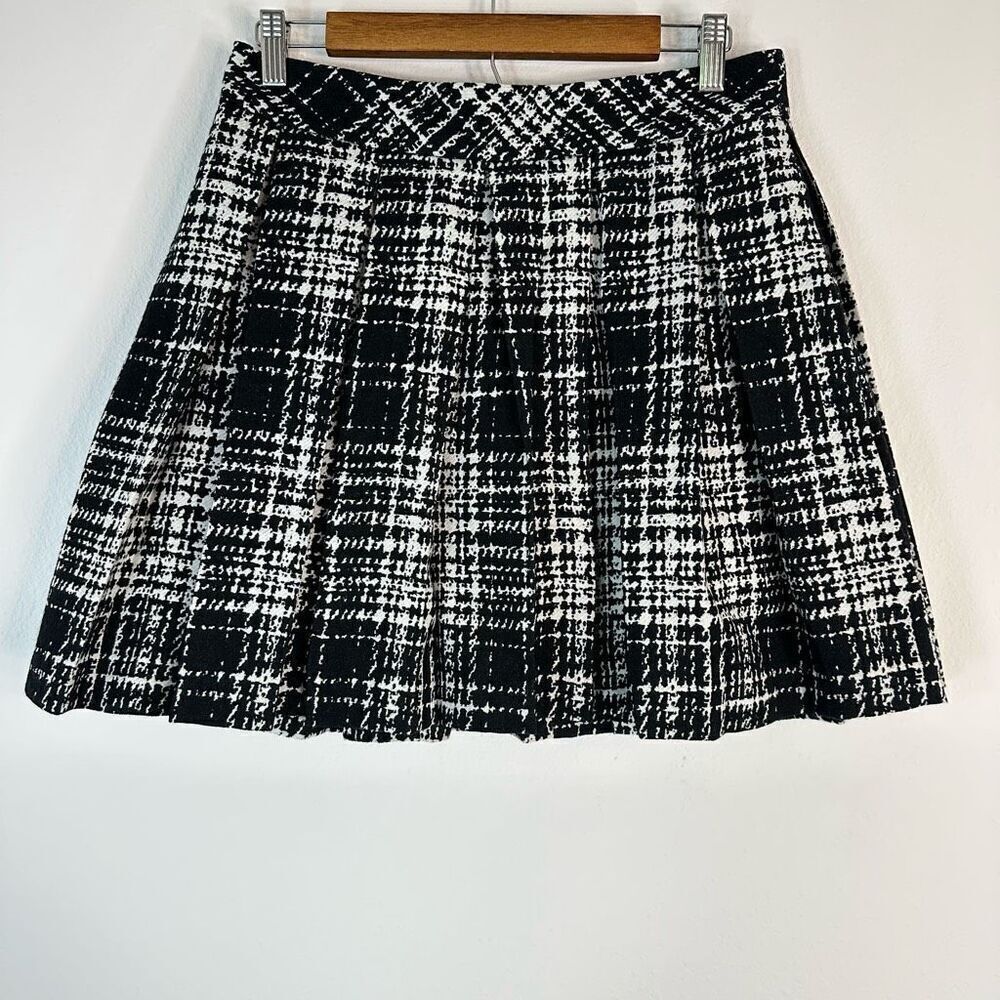 Banana Republic Preppy Plaid Pleated Mini Skirt Womens 6 Modern Academia‎ 90’s